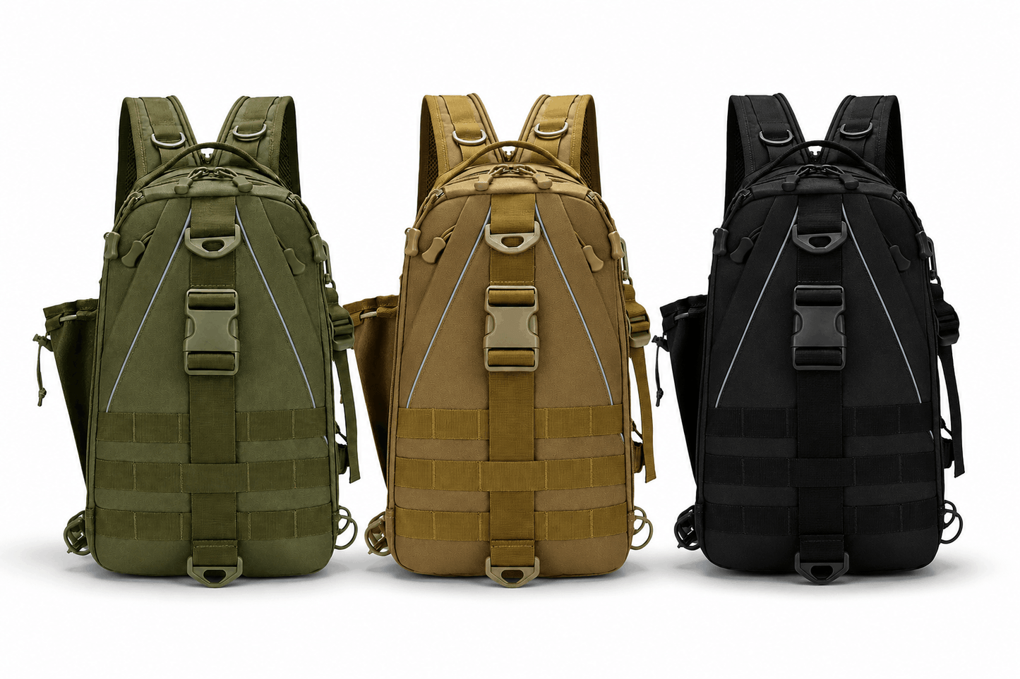 Sac à dos sling tactique 15L avec système MOLLE
