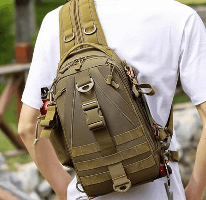 Sac à dos sling tactique 15L avec système MOLLE