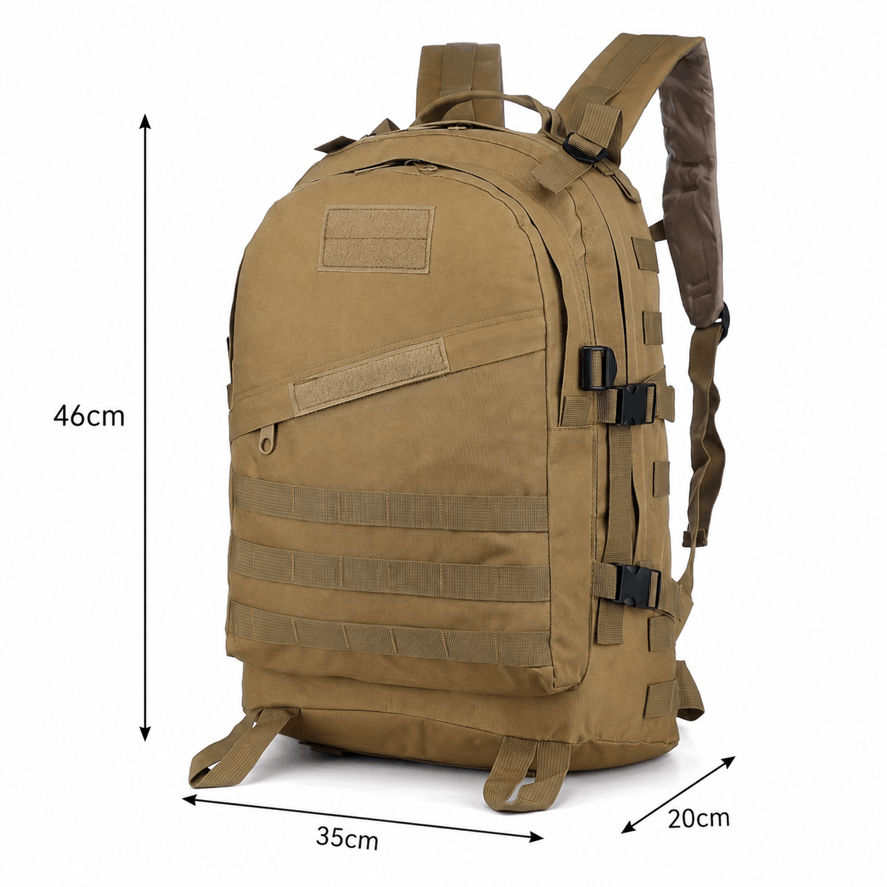 Sac à dos tactique de randonnée 30L avec système MOLLE
