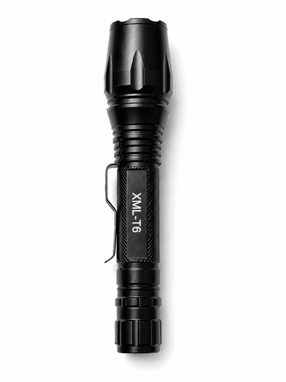 Lampe LED tactique Black Airsoft kit avec piles et chargeur