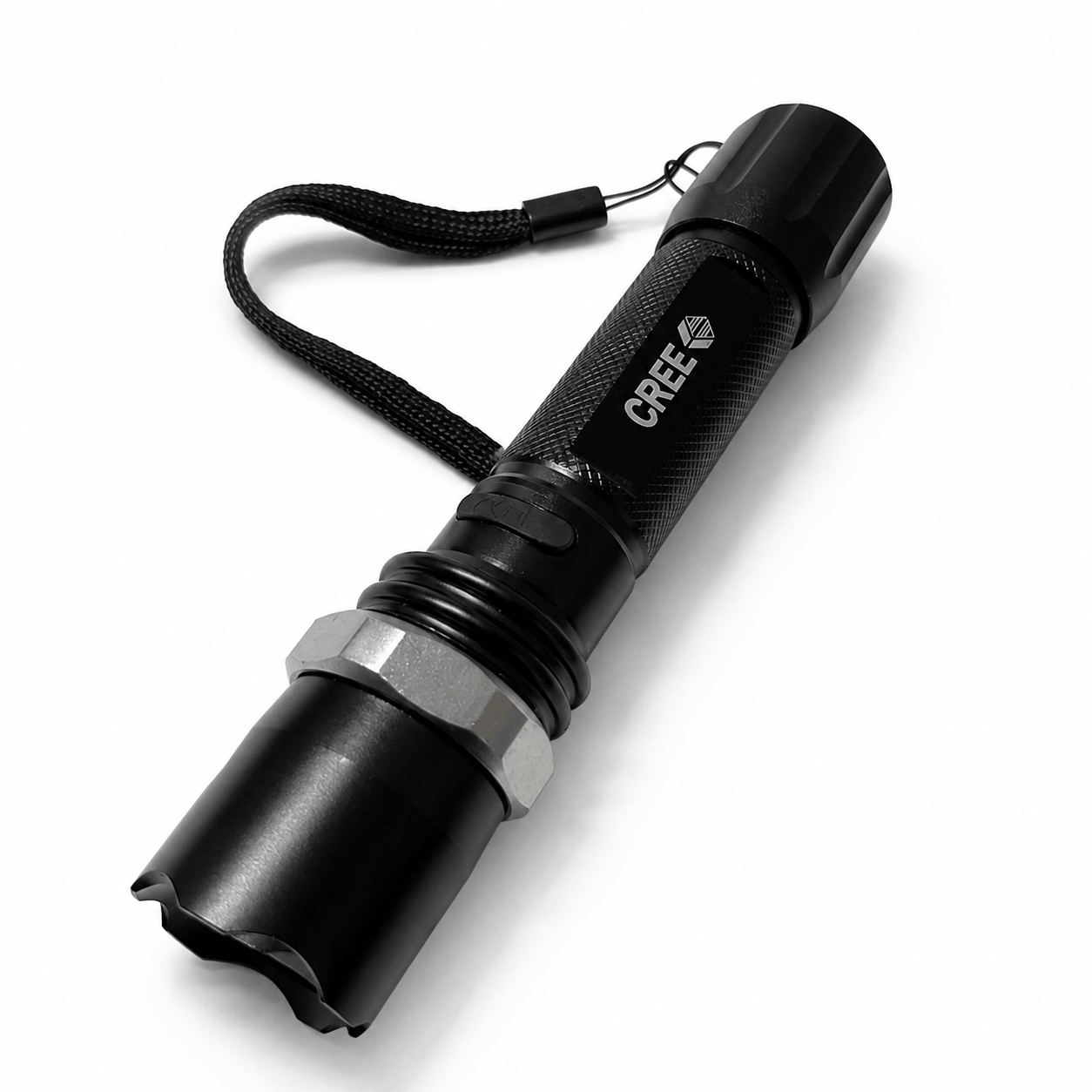 Lampe LED tactique POLICE 5000W Black Airsoft kit avec chargeur voiture