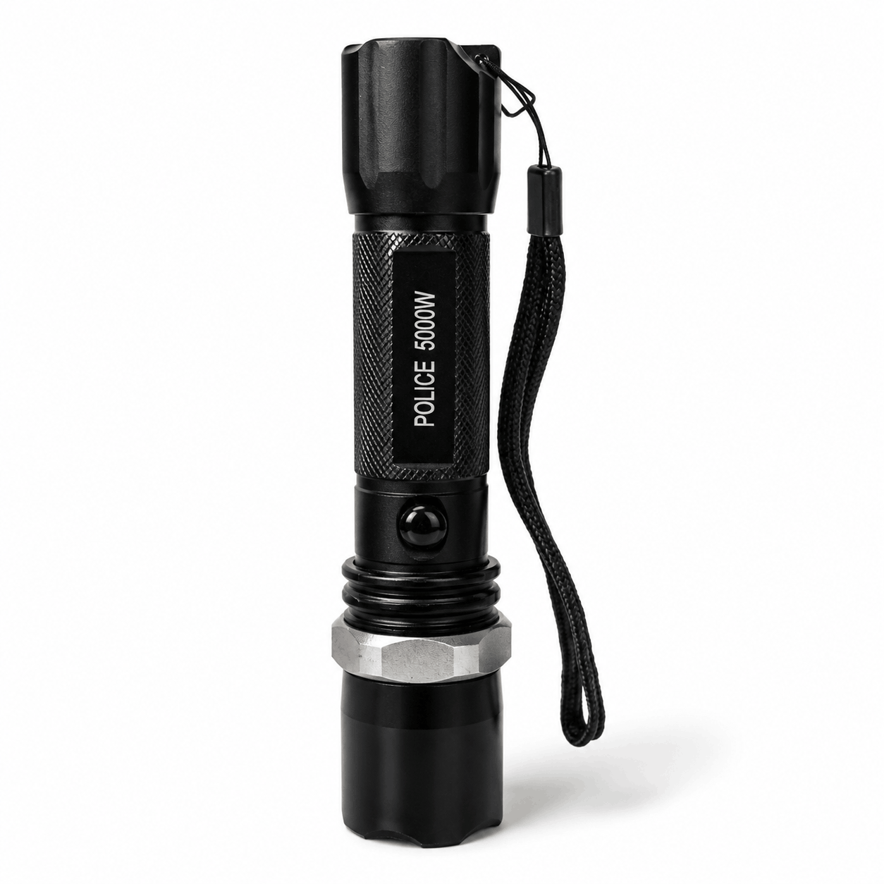 Lampe LED tactique POLICE 5000W Black Airsoft kit avec chargeur voiture