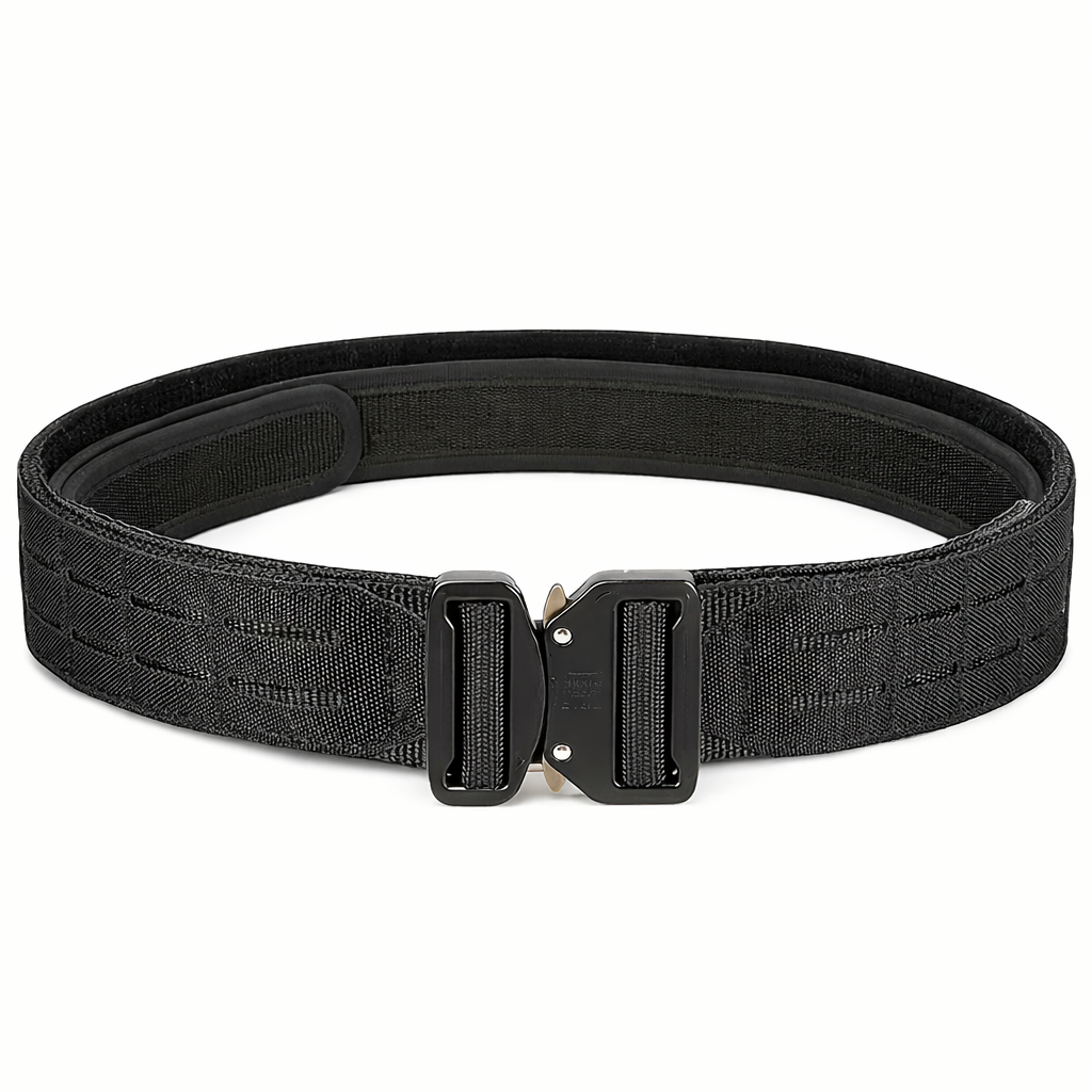 Ceinture tactique MOLLE avec ceinture intérieure et boucle métallique - 130 cm