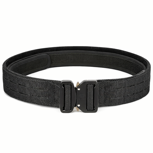 Ceinture tactique MOLLE avec ceinture intérieure et boucle métallique - 130 cm