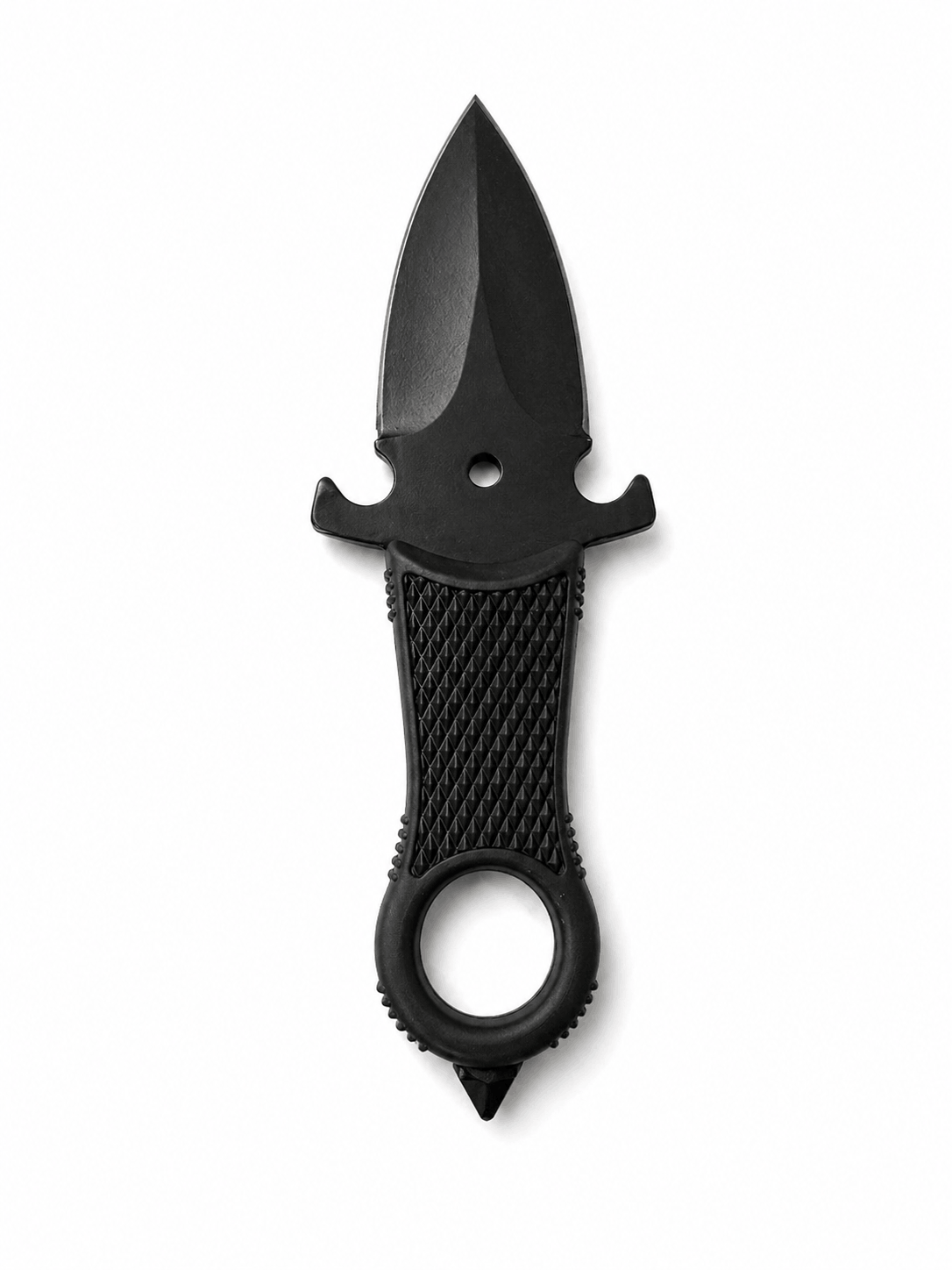 Couteau tactique Halo Black Airsoft pour cou avec étui