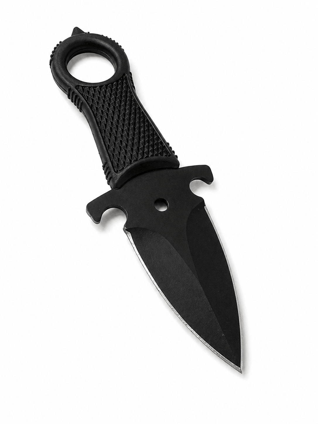 Couteau tactique Halo Black Airsoft pour cou avec étui