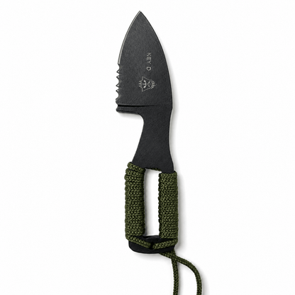 Couteau tactique KEYD Black Airsoft pour cou avec étui