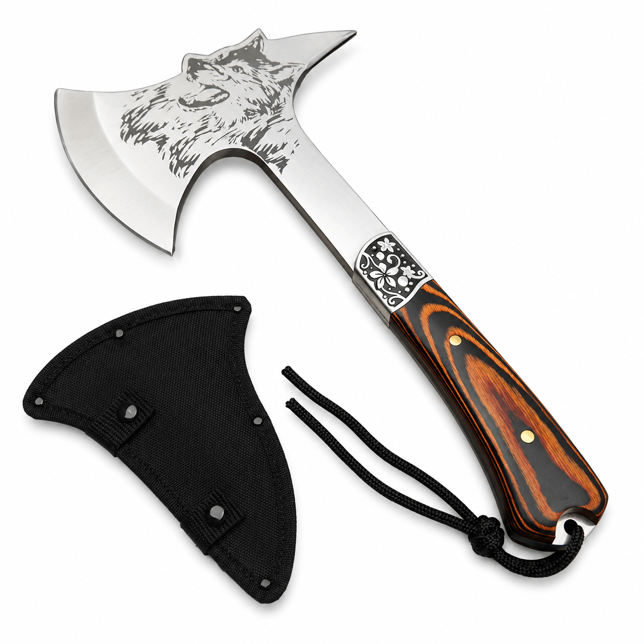 Hache de randonnée Wolf Edge avec étui
