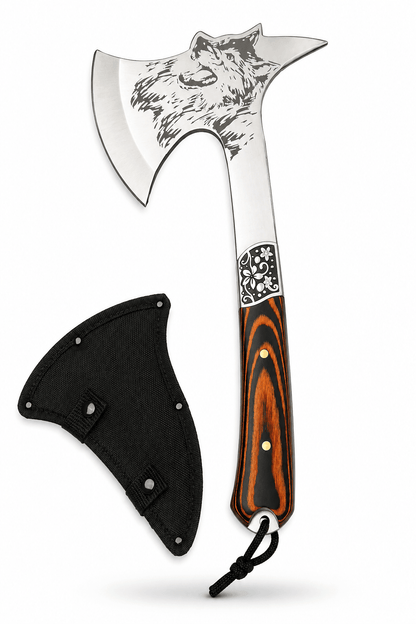Hache de randonnée Wolf Edge avec étui