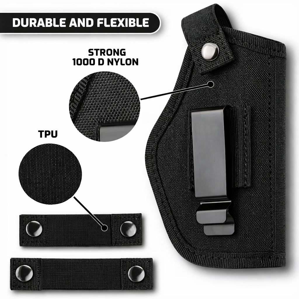 Étui intérieur pour pistolet, noir