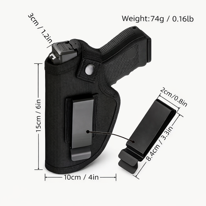 Étui intérieur pour pistolet, noir
